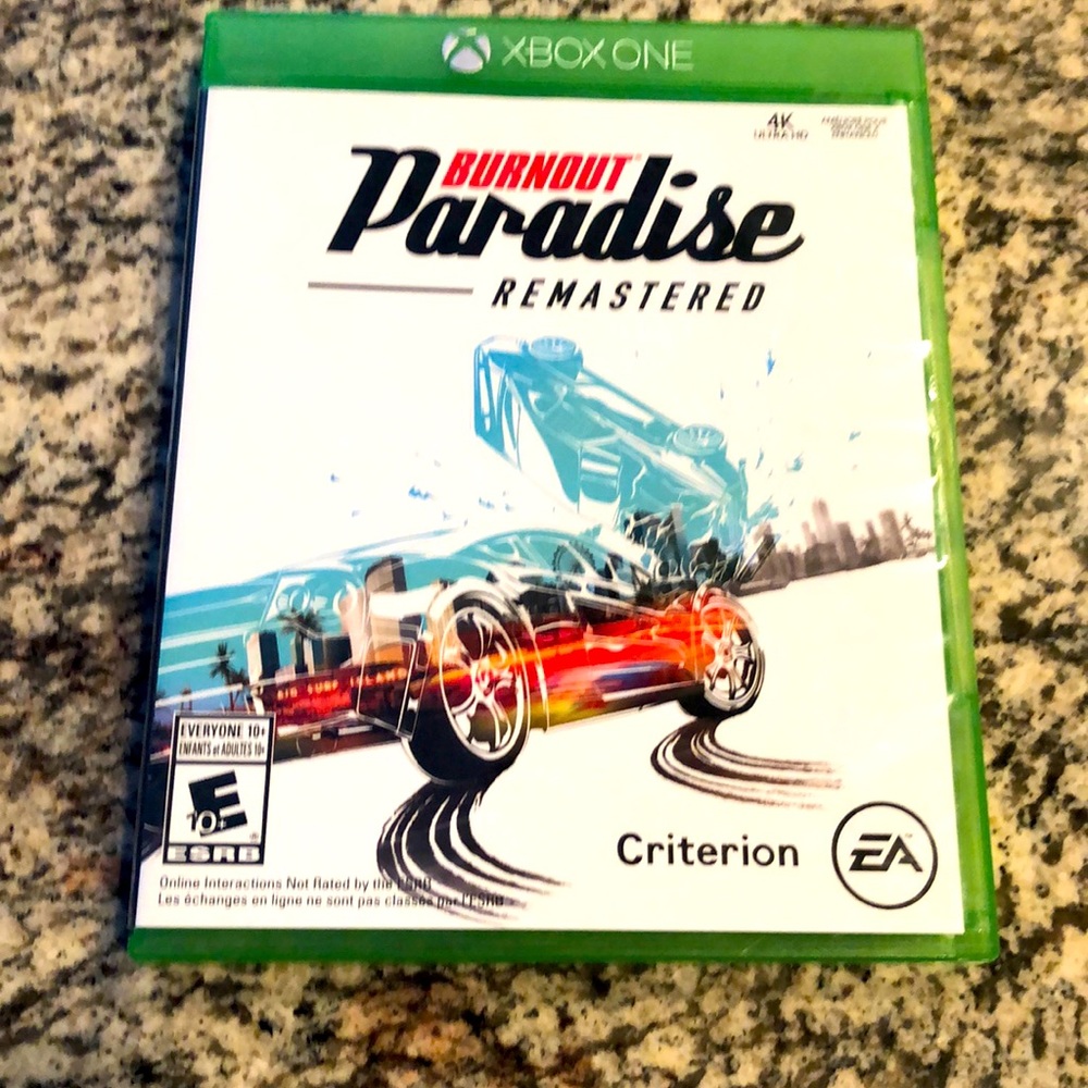 XBOX ONE. Burnout Paradise Remastered